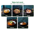 Teljes heti menü - Hétfő-Péntek, 5 napos csomag